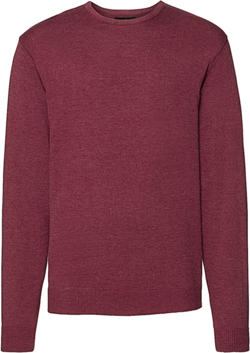 Ανδρικό Πουλόβερ R-717M-0 Russell Europe Crew Neck Knitted Cranberry Marl