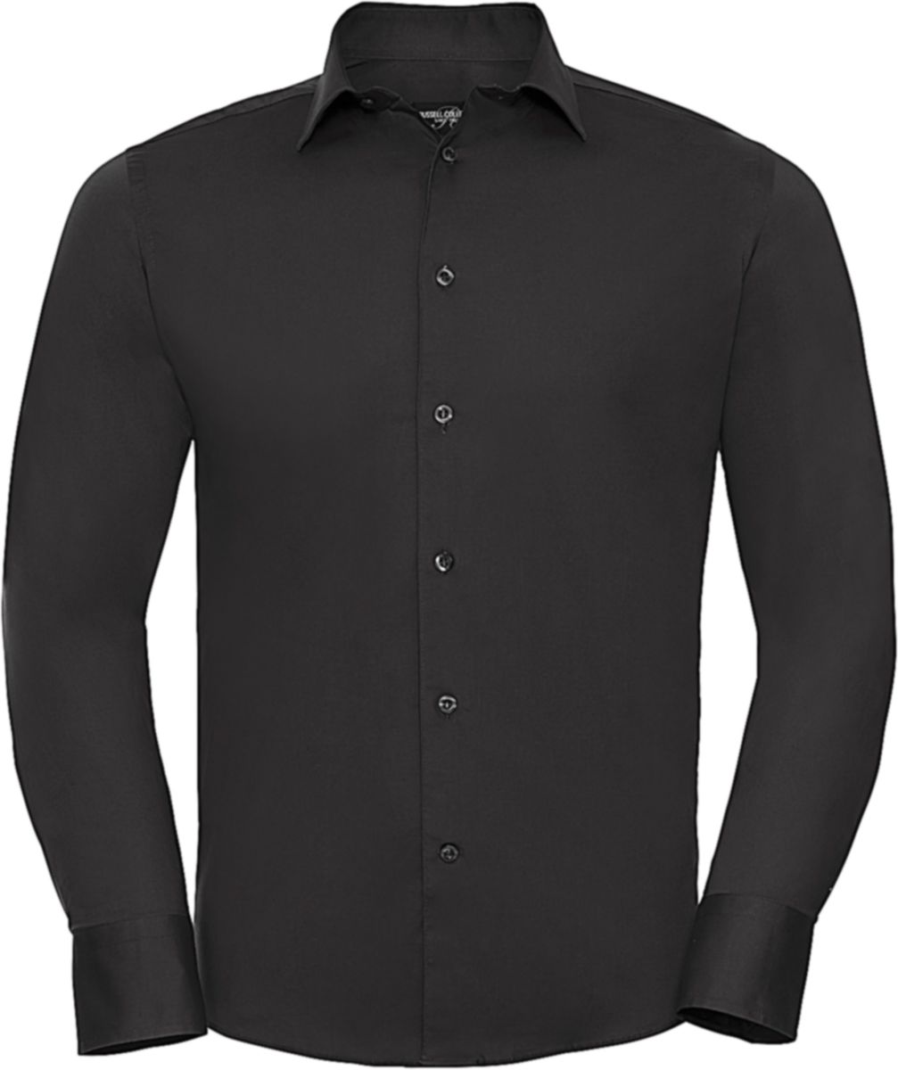 Μακρυμάνικο Πουκάμισο R-946M-0 Russell Slim Fit Easy Care Black