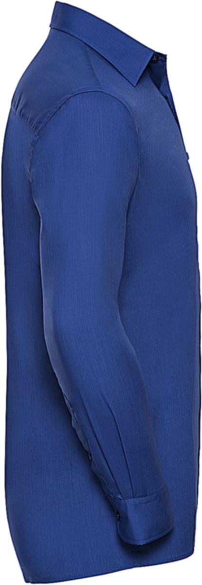 Ανδρικό Μακρυμάνικο Πουκάμισο R-934M-0 Russell Poplin Easy Care Bright Royal ανδρικά Πουκάμισα Simple Wear
