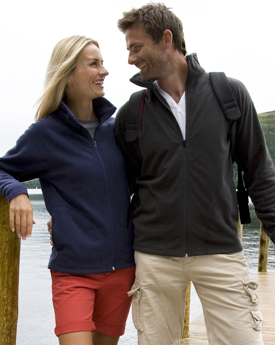 Ζακέτα Fleece R114X Result Micron Black ανδρικά Μπουφάν Simple Wear