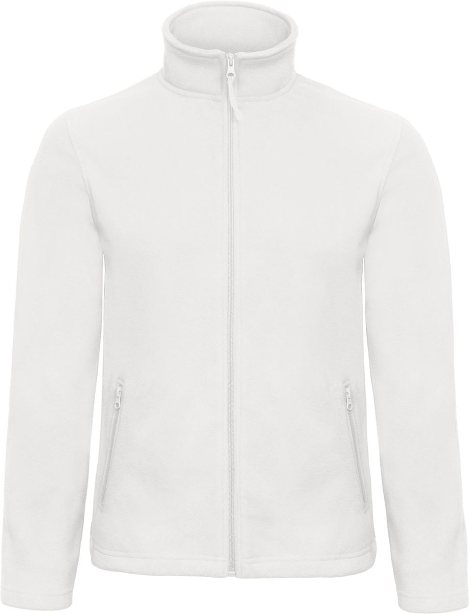 Ζακέτα Micro Fleece Id 501 B C Full Zip White ανδρικά Μπουφάν Simple Wear
