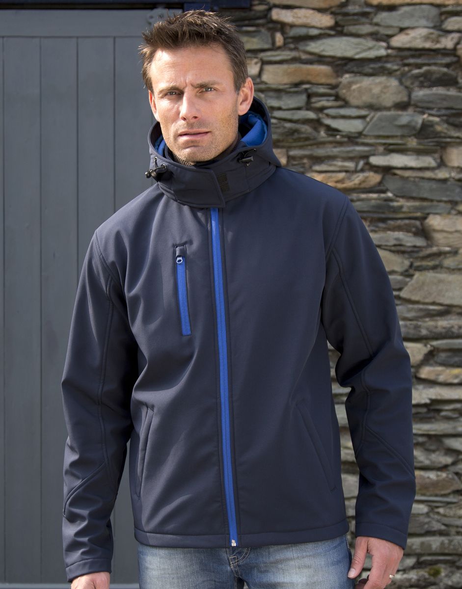Μπουφάν Softshell με κουκούλα R230M Result TX Performance Navy/Royal