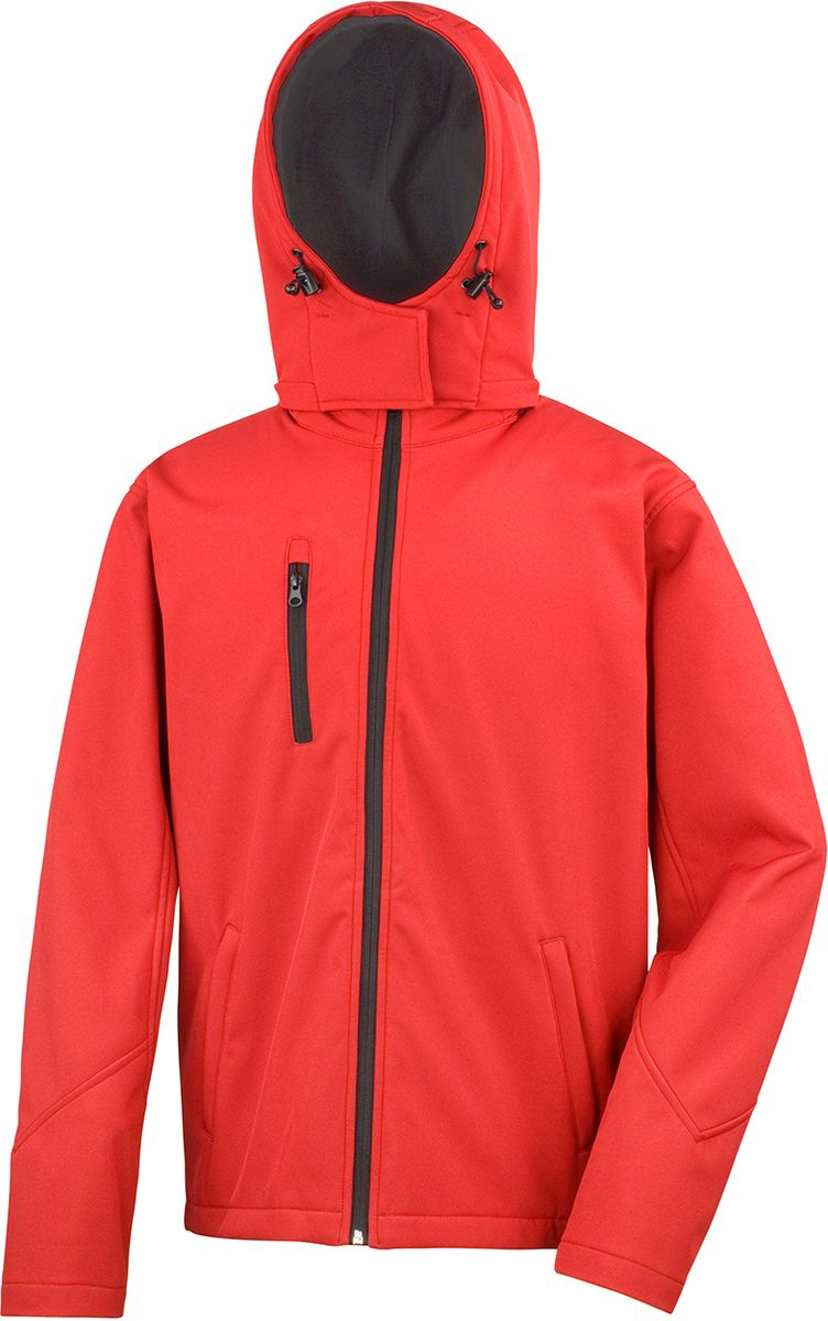 Μπουφάν Softshell με κουκούλα R230M Result TX Performance Red/Black