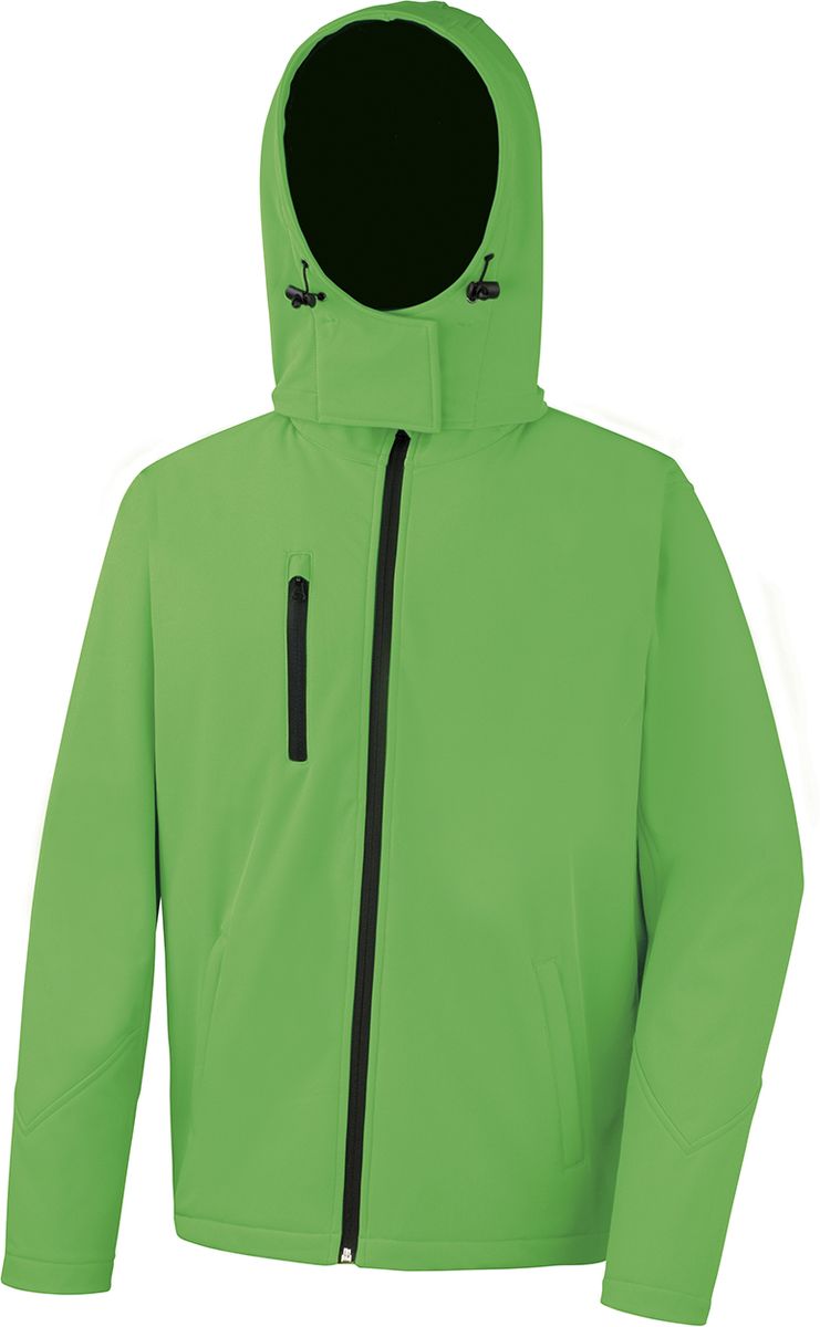 Μπουφάν Softshell με κουκούλα R230M Result TX Performance Vivid Green/Black