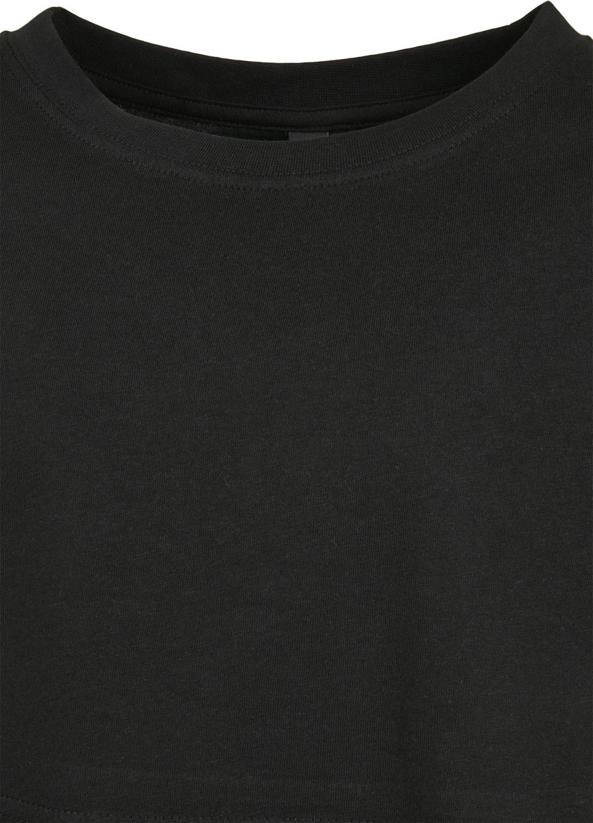 Παιδικό T-Shirt Kimono Uck1555 Urban Classics Black παιδικά Simple Wear Μπλουζάκια κοντομάνικα