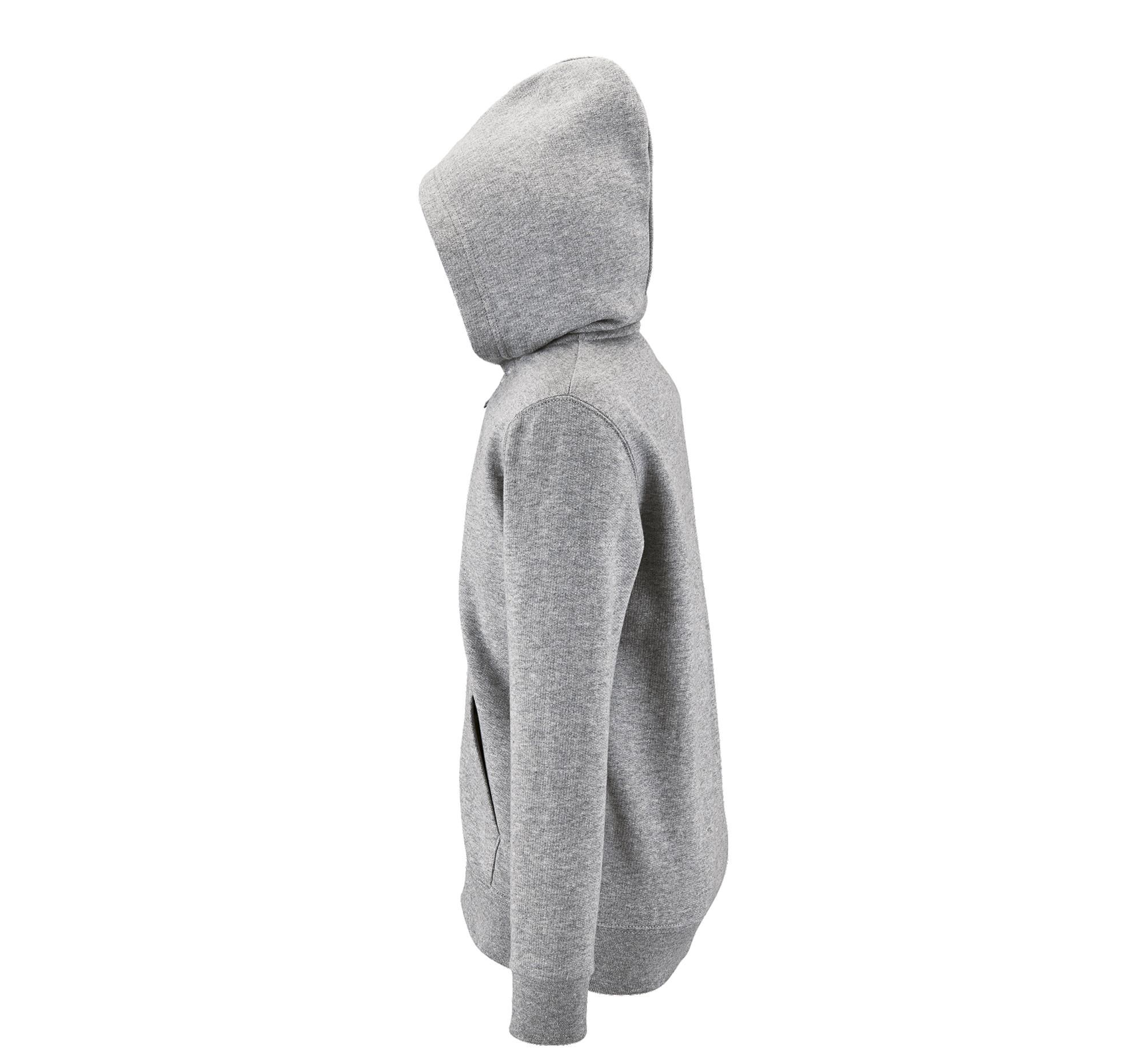 Παιδική Ζακέτα Φούτερ με Κουκούλα Stone Kids Sols 02092 Grey Melange παιδικά Simple Wear