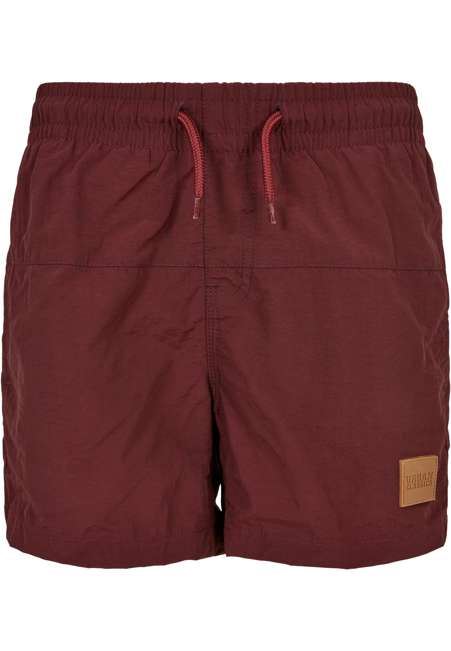 Block Swim Shorts Urban Classics Kids UCK1026 Cherry