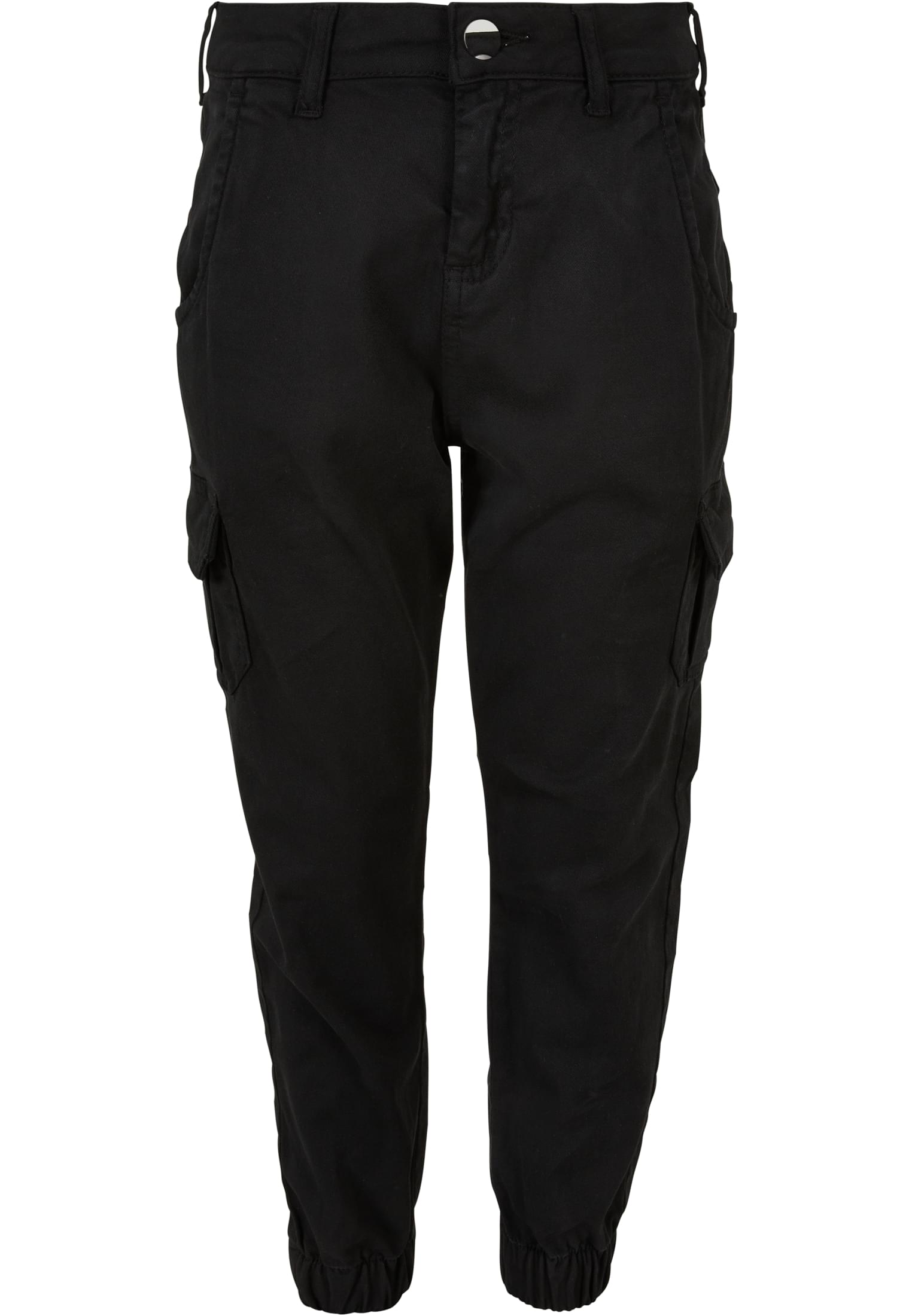 Girls High Waist Cargo Pants Urban Classics UCK3048-00007 black