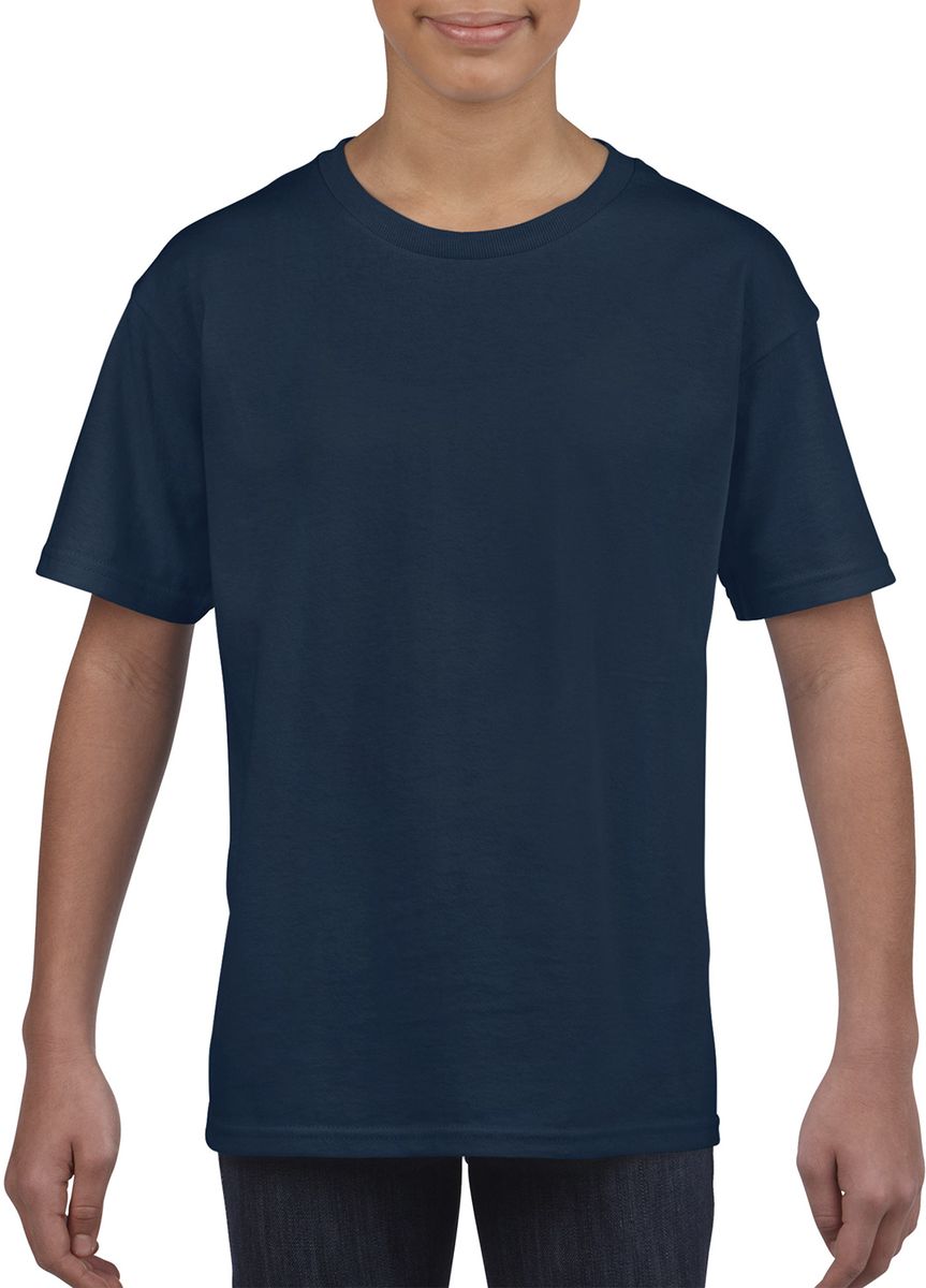 Παιδικό T-Shirt 64000B Gildan Ring Spun Navy
