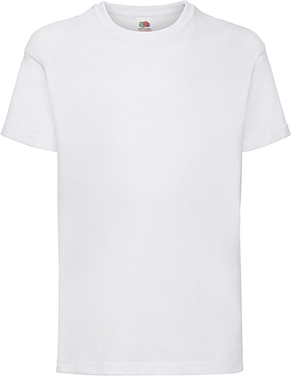 Παιδικό T-Shirt 61-033-0 Fruit of the Loom Value Weight White