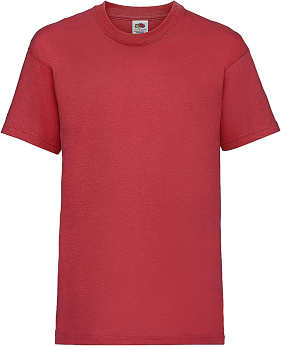 Παιδικό T-Shirt 61-033-0 Fruit of the Loom Value Weight Red