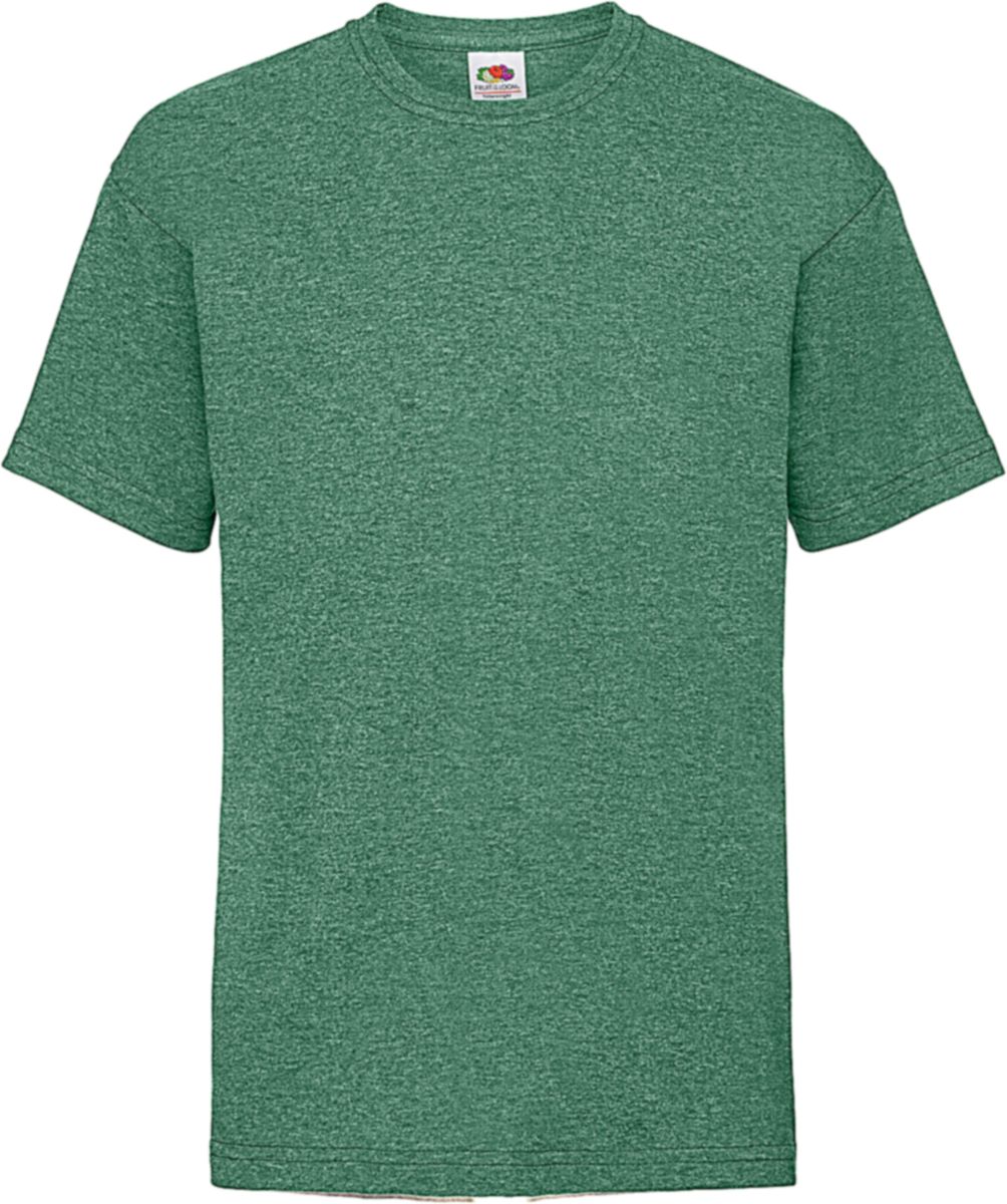 Παιδικό T-Shirt 61-033-0 Fruit of the Loom Value Weight Retro Heather Green