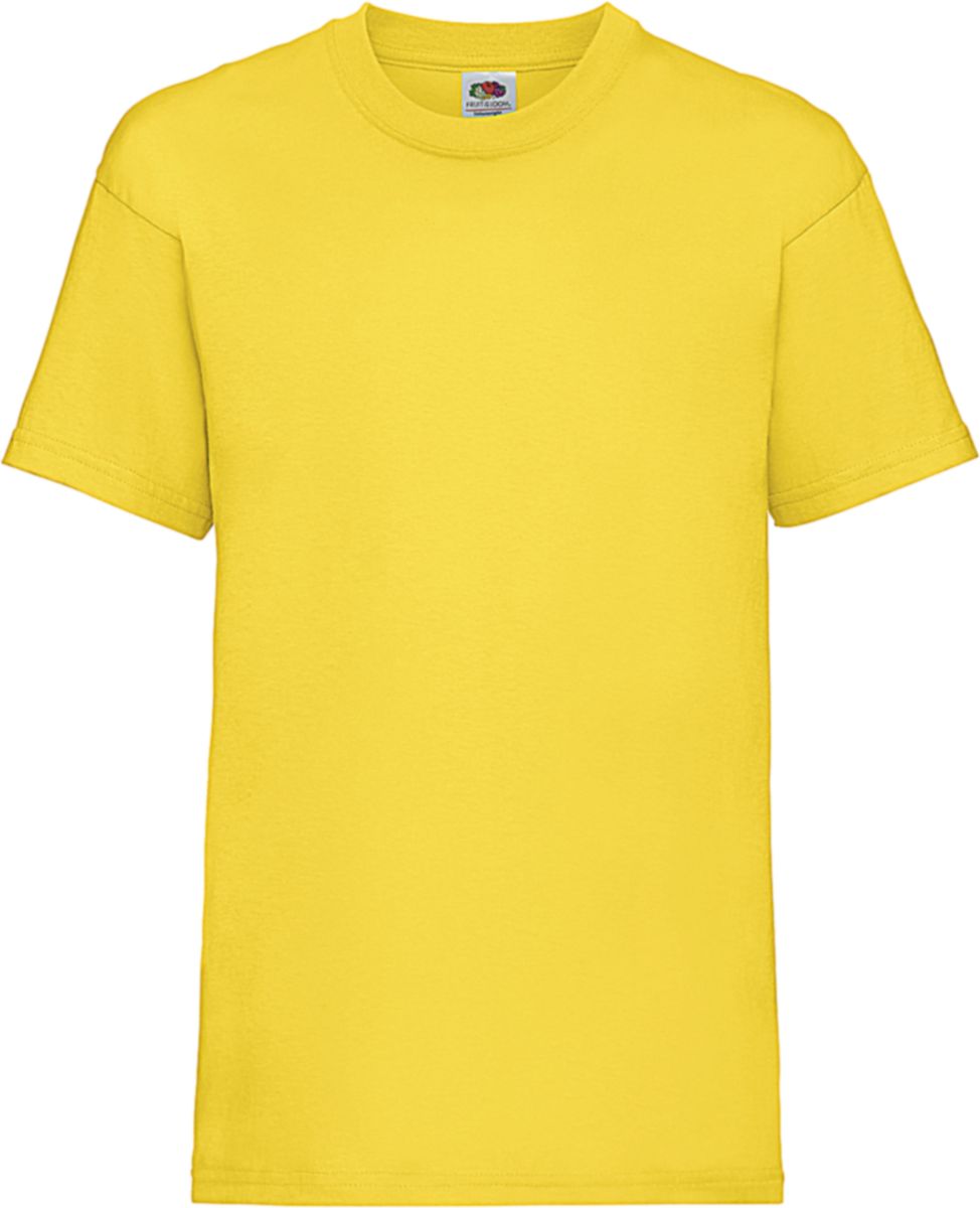 Παιδικό T-Shirt 61-033-0 Fruit of the Loom Value Weight Yellow