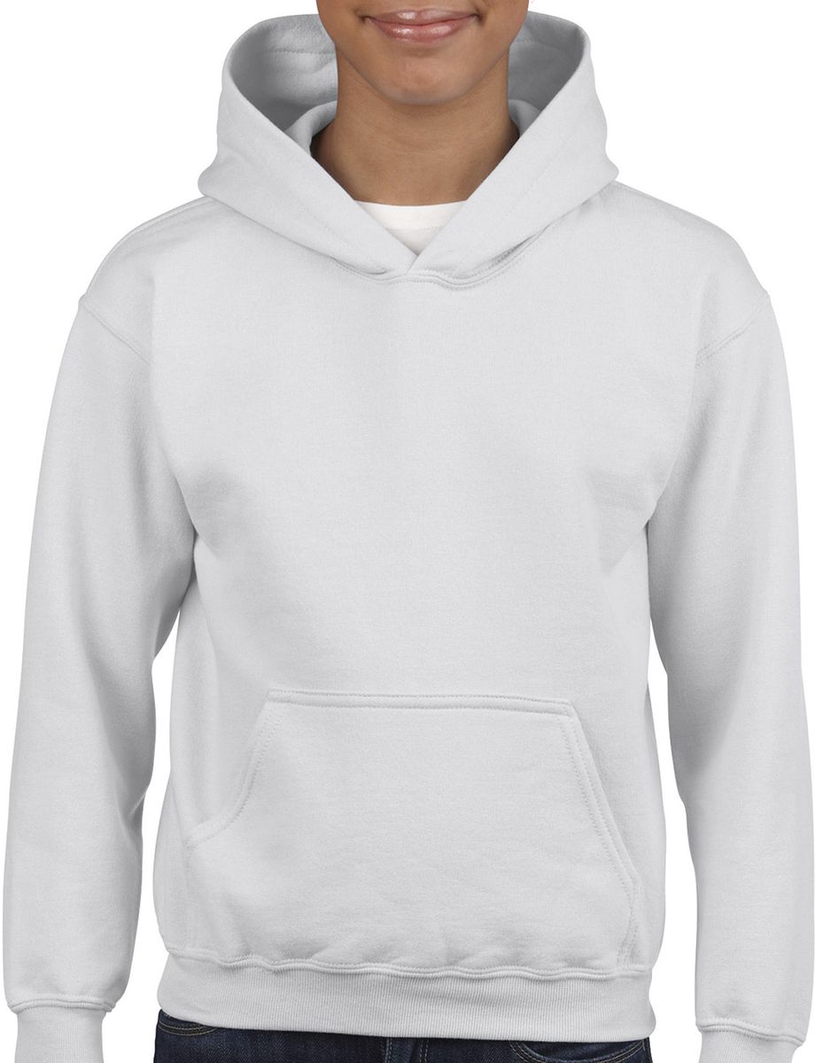Παιδικό Φούτερ με Κουκούλα 18500B Gildan Blend Youth Hooded Sweatshirt White