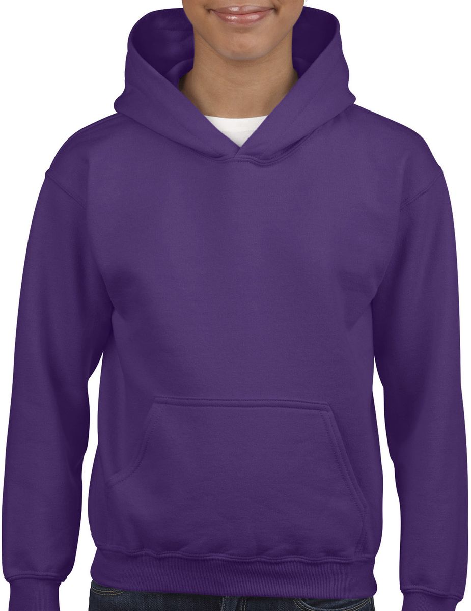 Παιδικό Φούτερ με Κουκούλα 18500B Gildan Blend Youth Hooded Sweatshirt Purple