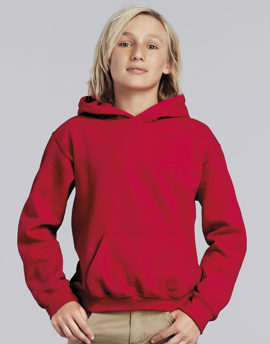 Παιδικό Φούτερ με Κουκούλα 18500B Gildan Blend Youth Hooded Sweatshirt Red