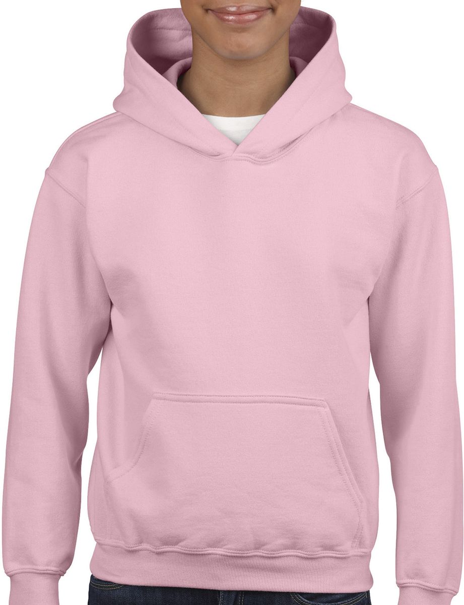 Παιδικό Φούτερ με Κουκούλα 18500B Gildan Blend Youth Hooded Sweatshirt Light Ροζ