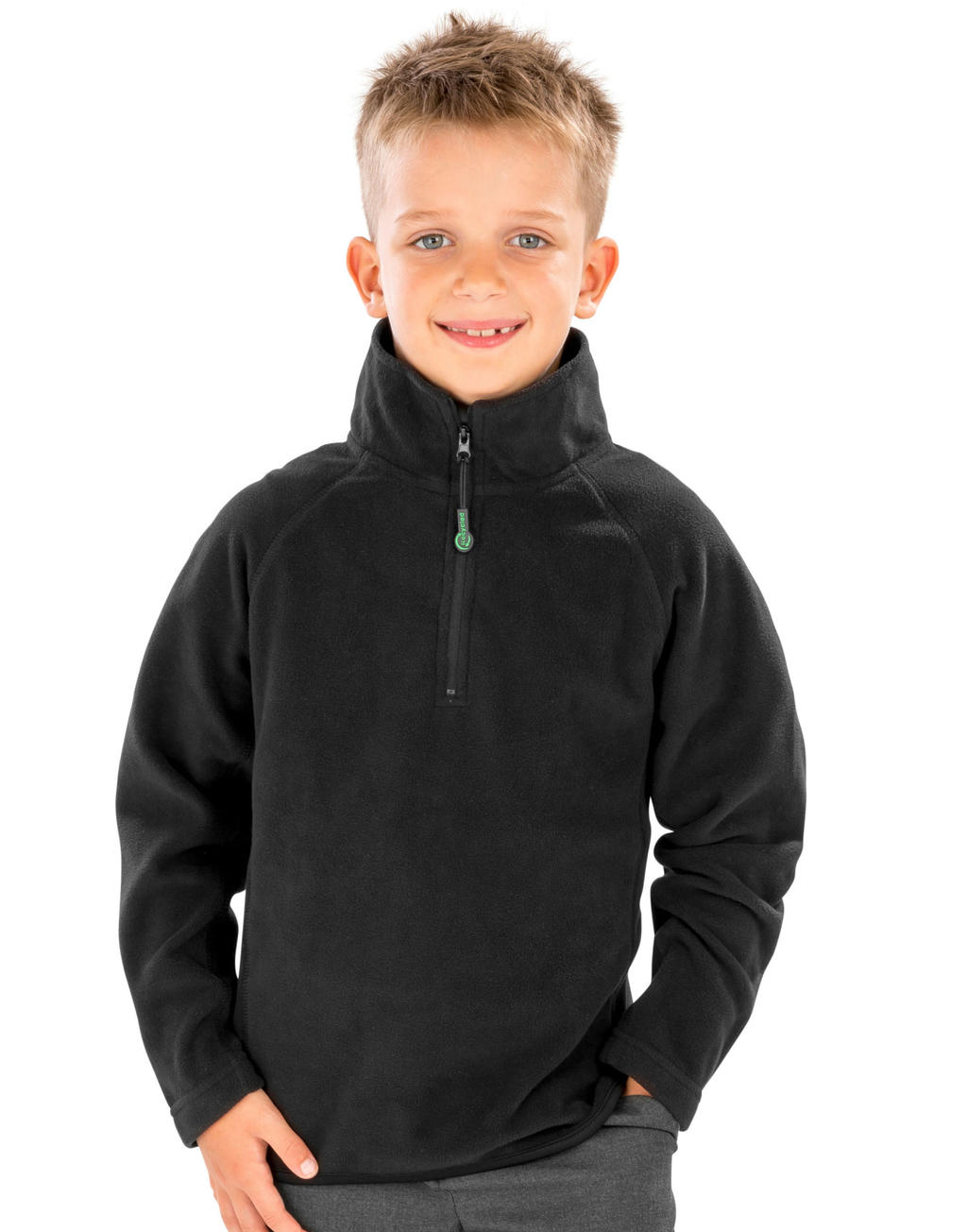 Παιδική Μακρυμάνικη Μπλούζα Microfleece R905J Result Black παιδικά Φούτερ Simple Wear