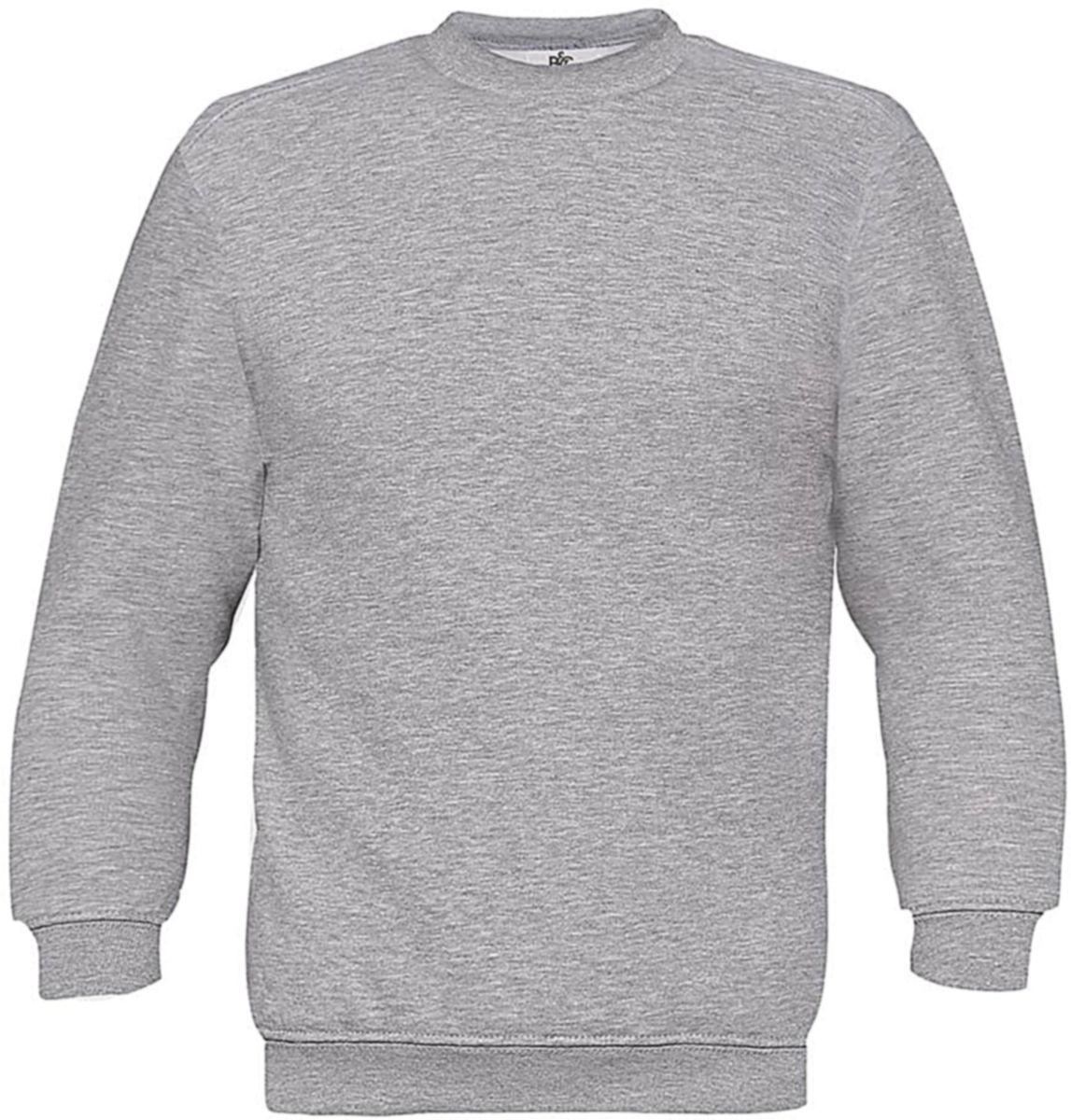 Παιδικό Φούτερ Crewneck Set-In Kids B & C Heather Grey