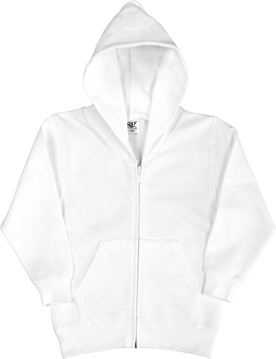 Παιδικό Φούτερ με Φερμουάρ Sg29K Sg White Outlet παιδικά Simple Wear