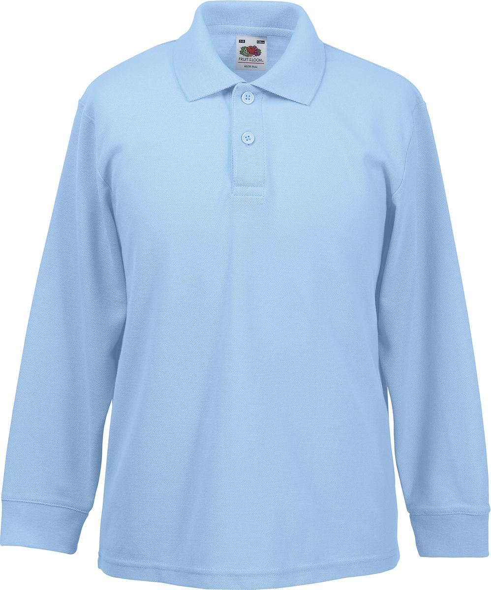 Παιδικό Μπλουζάκι Polo 63-201-0 Fruit of the Loom Sky Blue