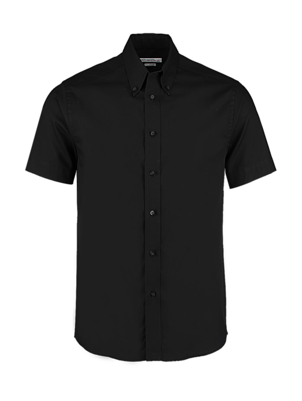 Ανδρικό πουκάμισο Tailored Fit Kustom Kit KK187 Black