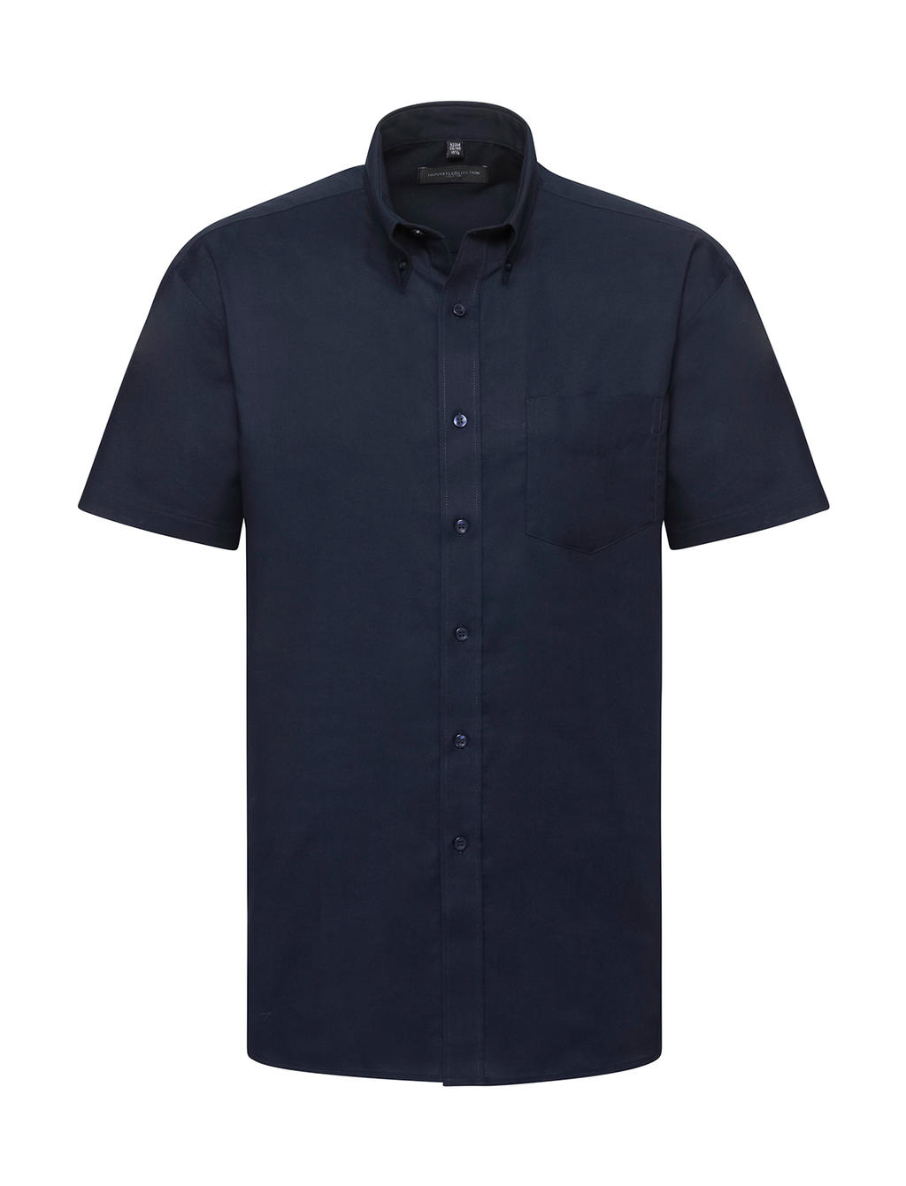 Κοντομάνικο Πουκάμισο R-933M Russell Oxford White Bright Navy