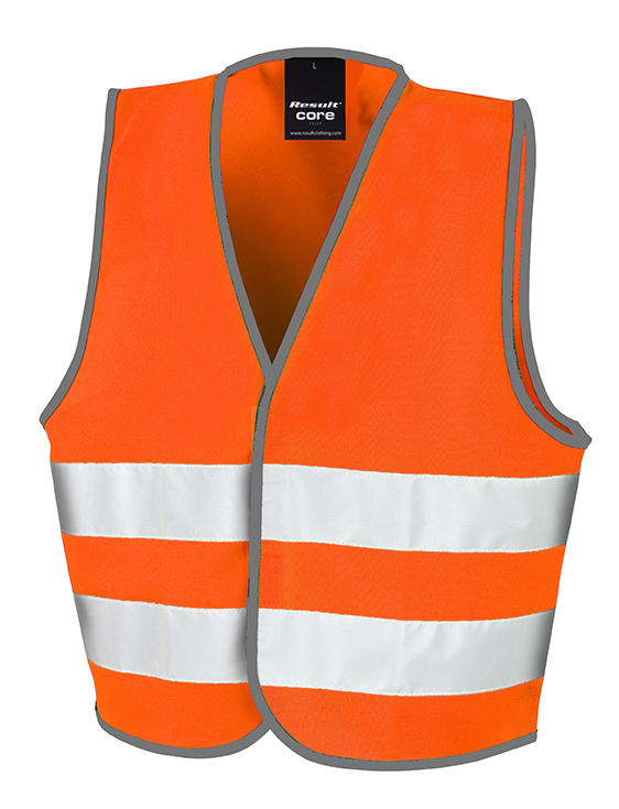 Παιδικό Γιλέκο Υψηλής Διακριτότητας R200J Result Fluorescent Πορτοκαλί