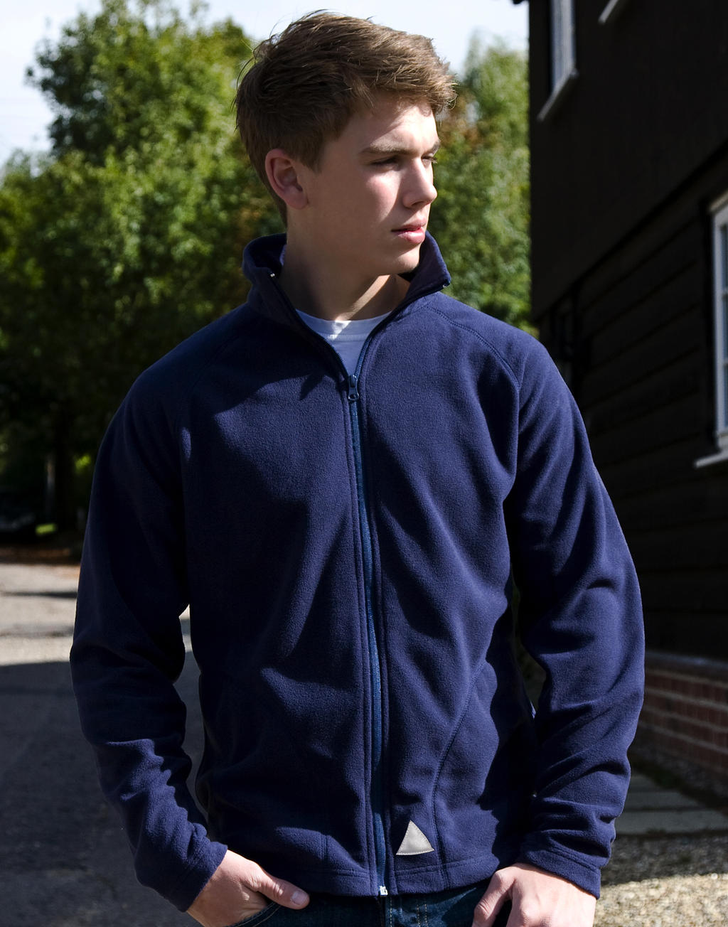 Ζακέτα Microfleece R114J Y Result Παιδική Navy παιδικά Αγόρι Μπουφάν Simple Wear
