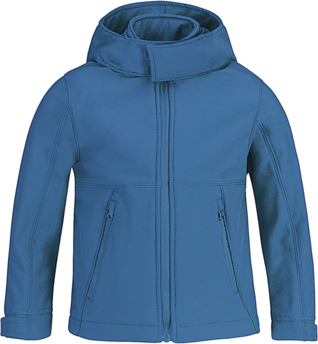 Παιδικό Μπουφάν Softshell με Κουκούλα JK969 B & C Hooded Softshell Kid Azur Blue