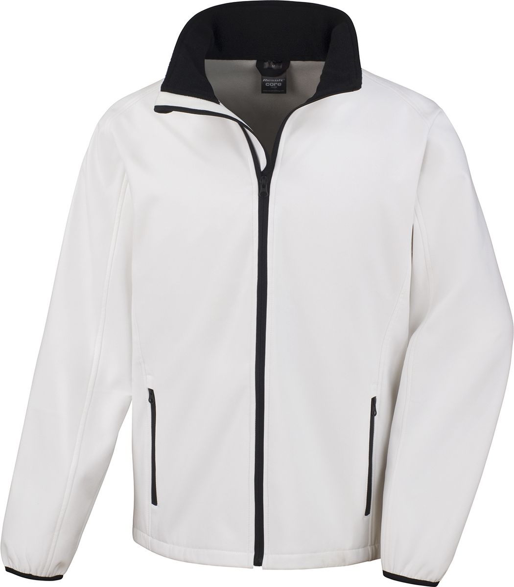 Ανδρικό Μπουφάν Softshell R231M Result Core White/Black