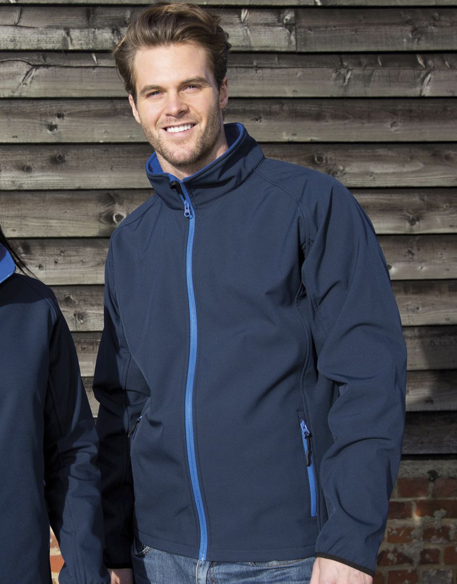 Ανδρικό Μπουφάν Softshell R231M Result Core Navy Royal ανδρικά Simple Wear