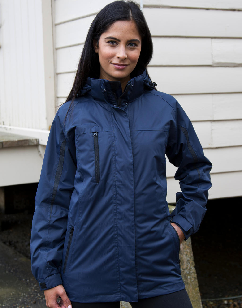 Γυναικείο Μπουφάν 3-In-1 R400F Result Journey Navy Black ανδρικά Simple Wear