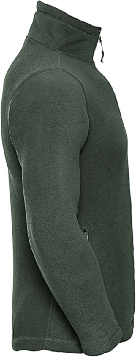 Fleece Ζακέτα με Φερμουάρ R-874M-0 Russell Outdoor Bottle Green ανδρικά Μπουφάν Simple Wear