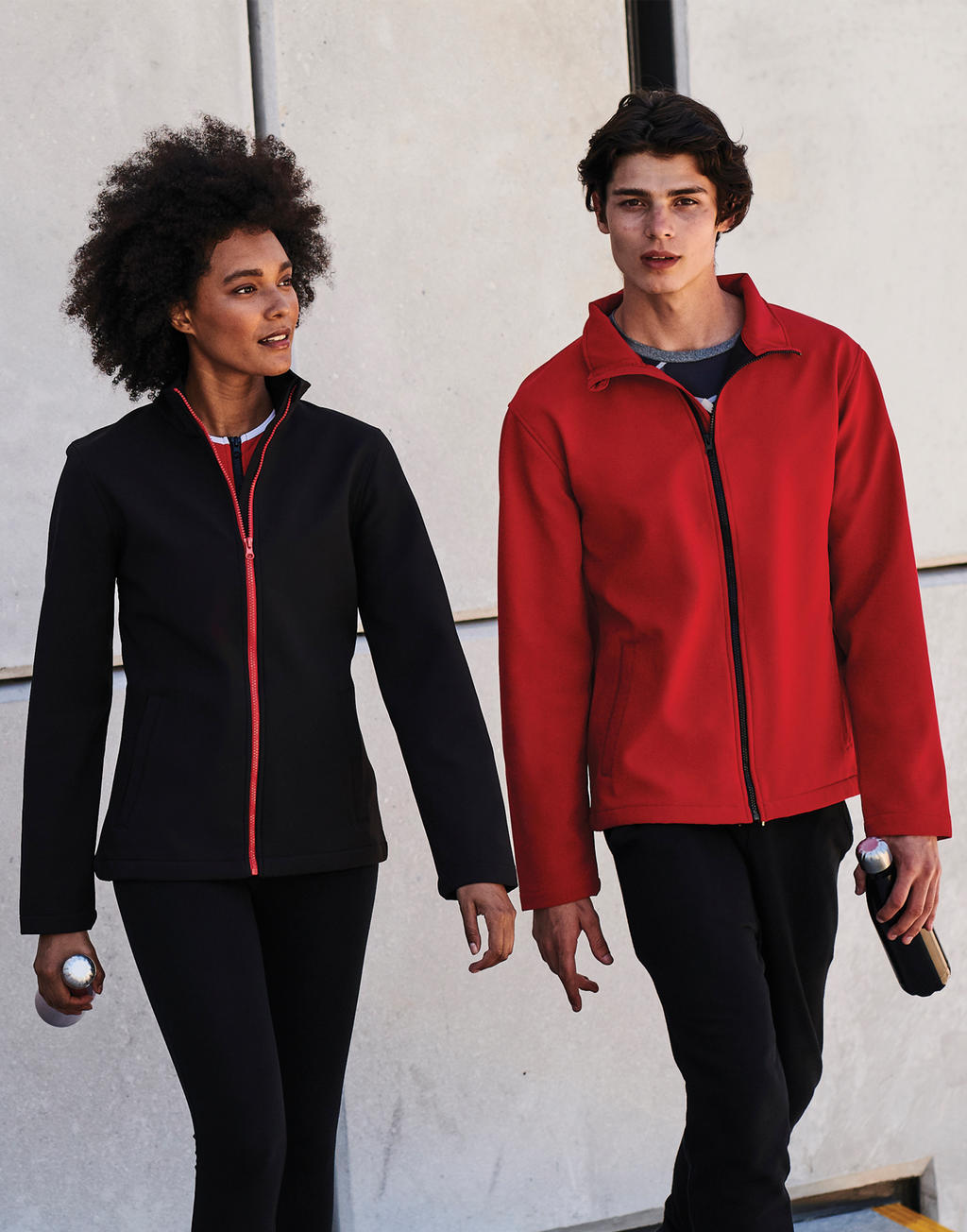 Ανδρικό Μπουφάν Softshell TRA628 Regatta Ablaze Classic Red/Black