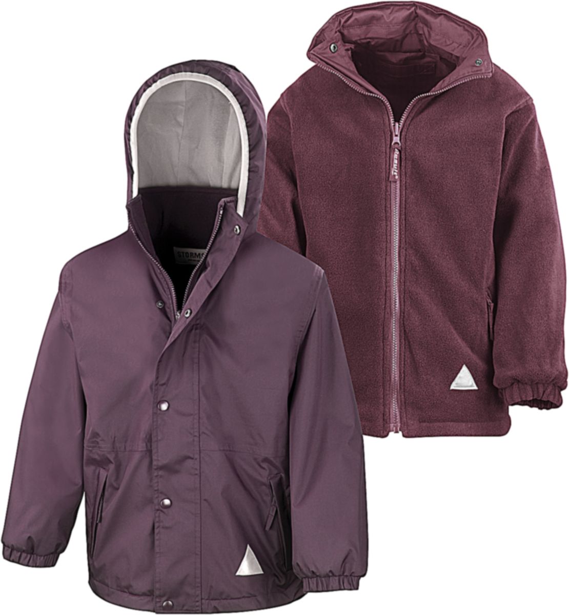 Παιδικό Μπουφάν R160J Y Result Stormproof Burgundy παιδικά Αγόρι Simple Wear