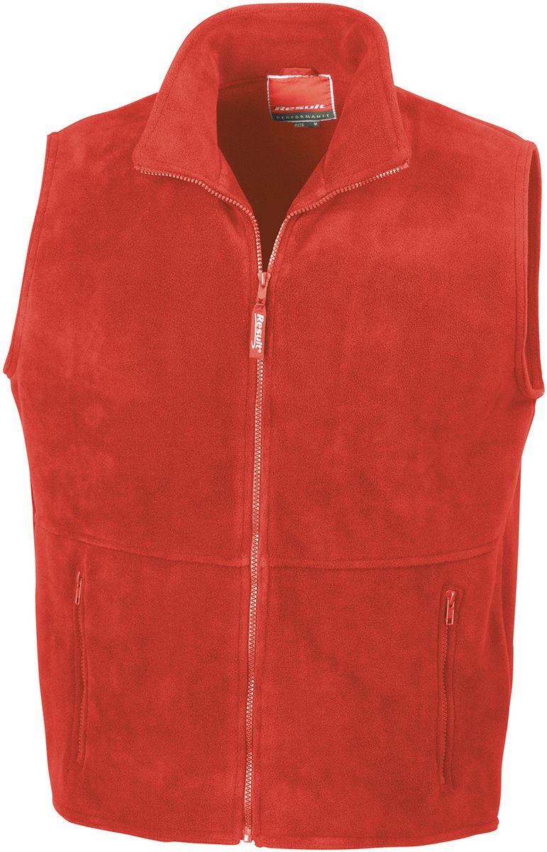 Fleece Γιλέκο R037X Result 330gsm Red