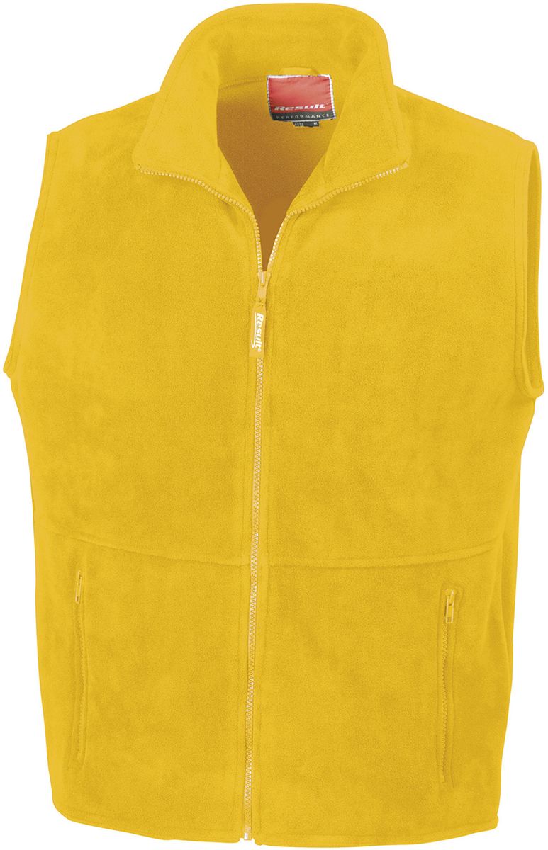 Fleece Γιλέκο R037X Result 330gsm Yellow