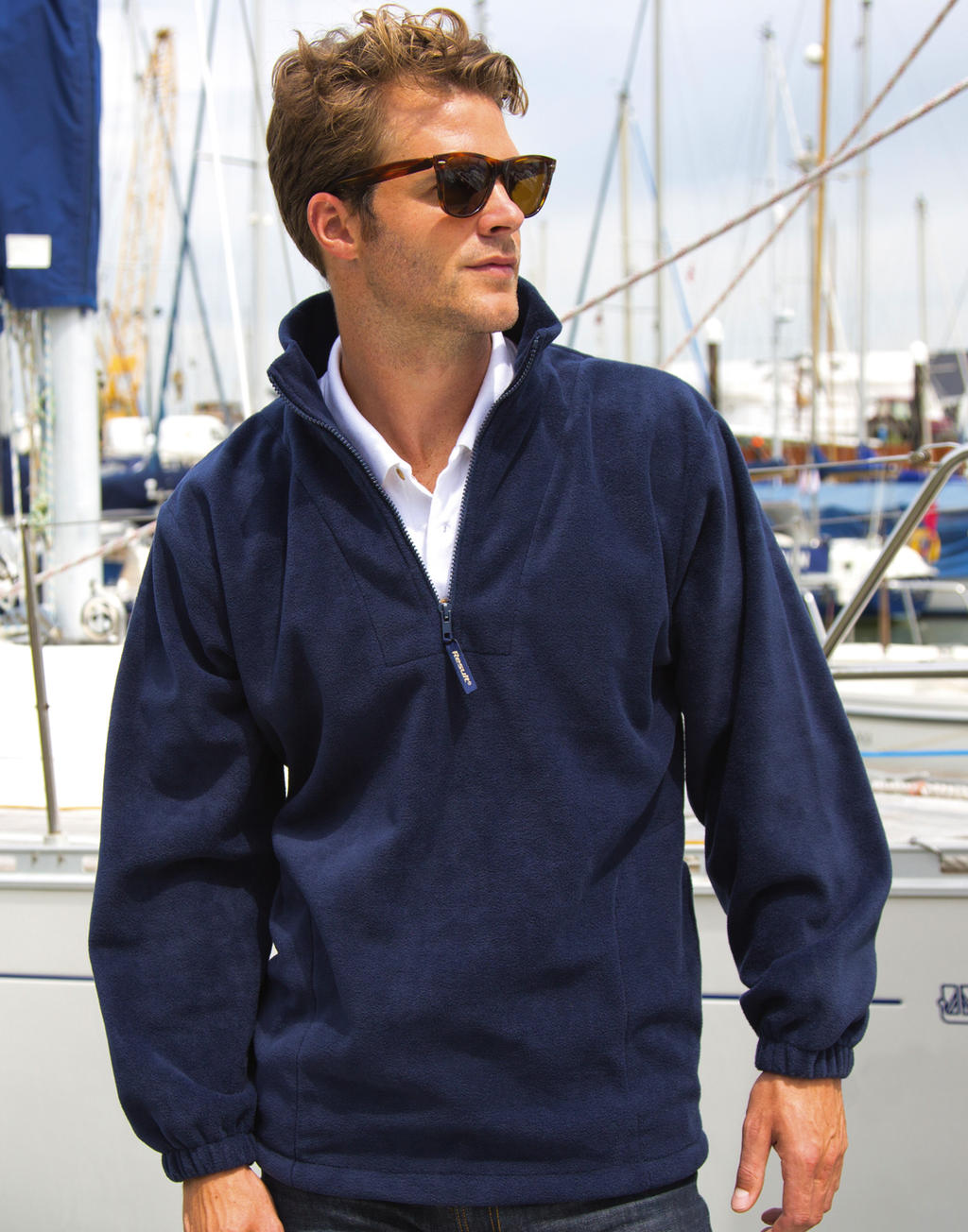 Ανδρικό Fleece Polartherm R033X Result Navy ανδρικά Μπουφάν Simple Wear