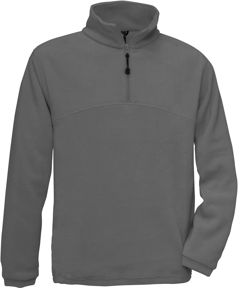 Ζακέτα Fleece με Φερμουάρ 1/4 Highlander B & C Charcoal