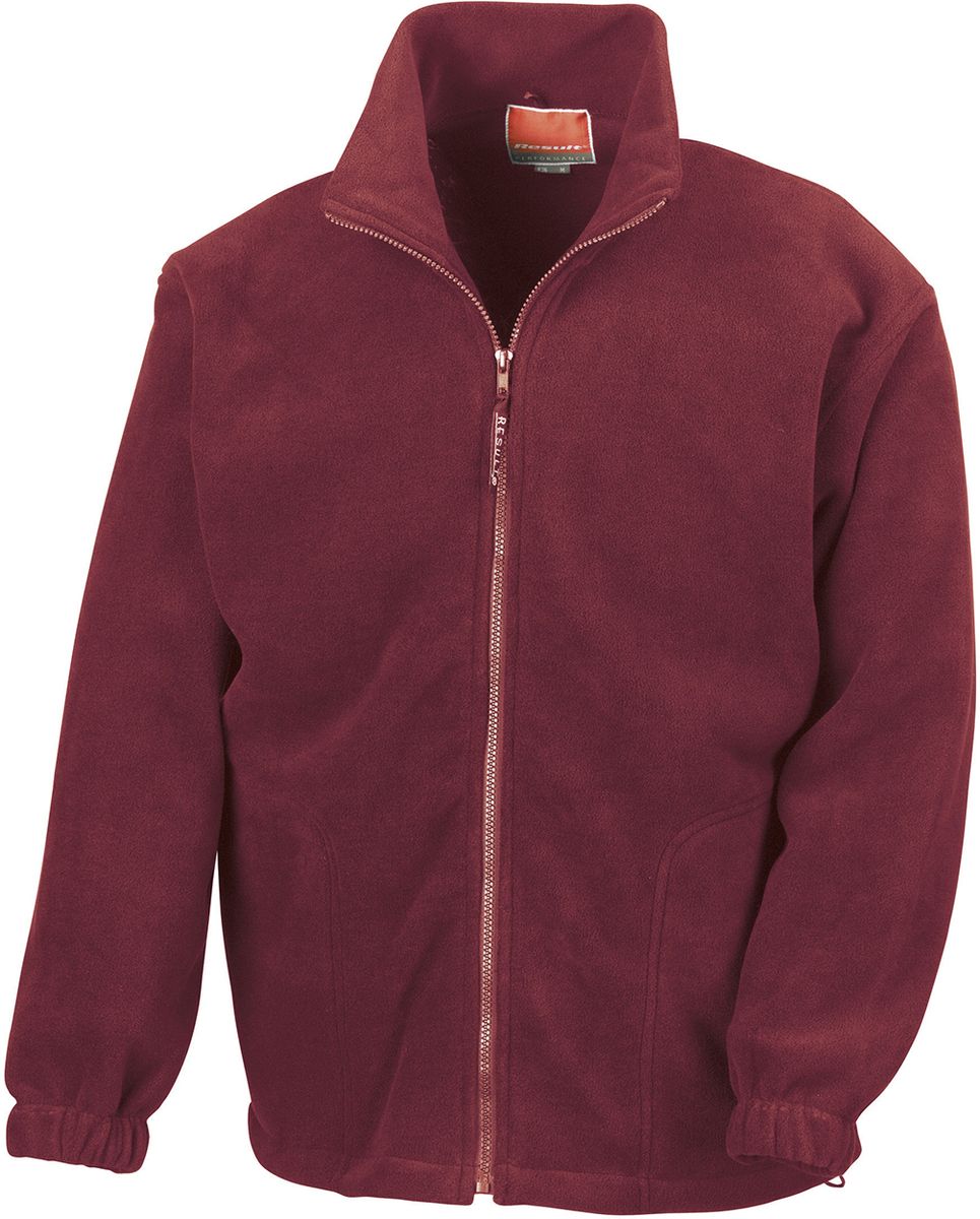 Ζακέτα Fleece Full Zip Active R036X Result Burgundy