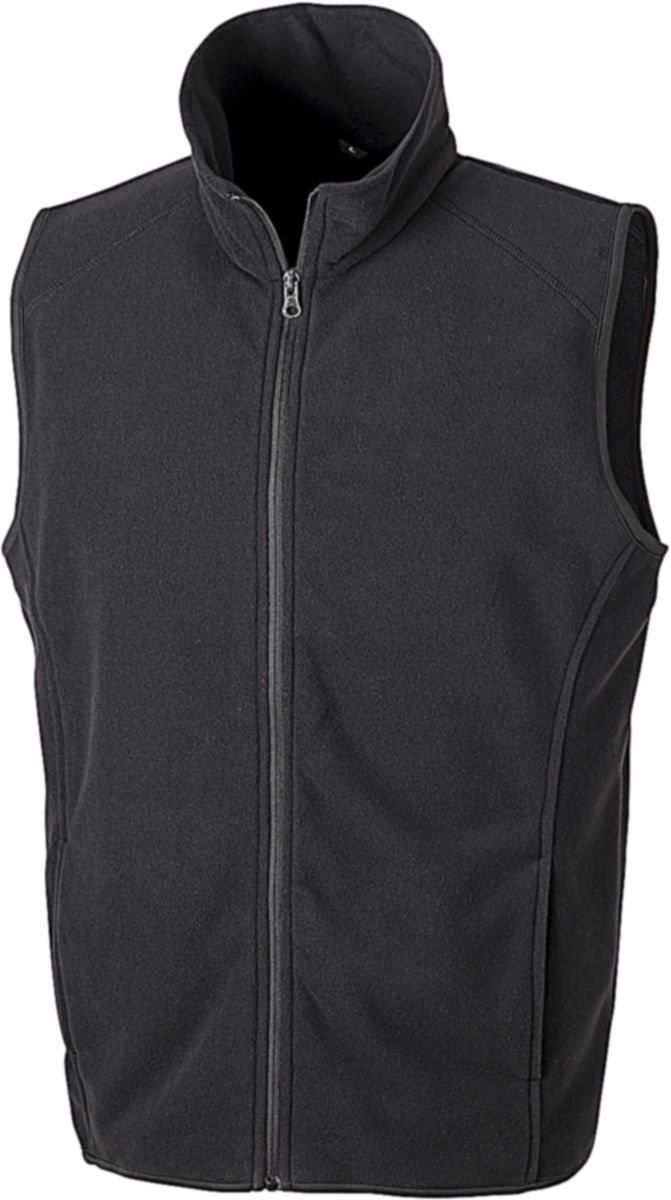 Αμάνικο Micro Fleece Gilet R116X Result Unisex Black