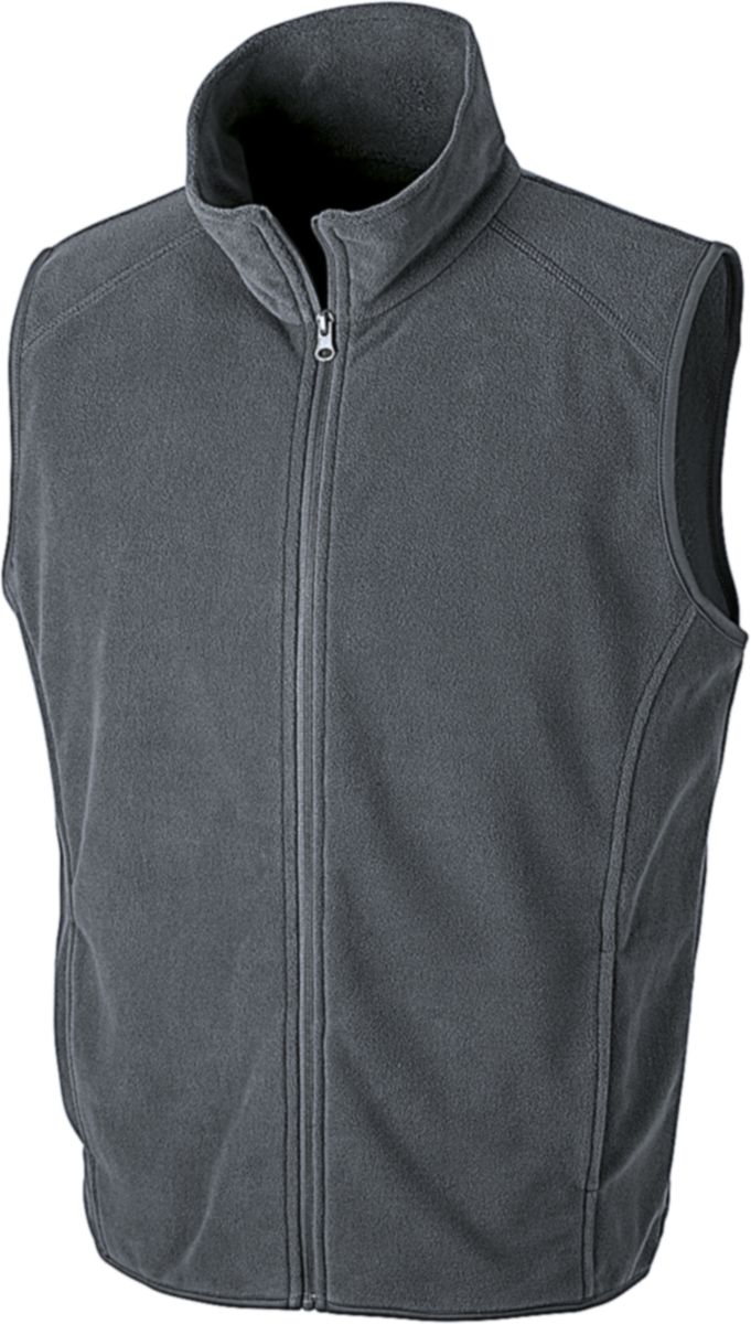 Αμάνικο Micro Fleece Gilet R116X Result Unisex Charcoal