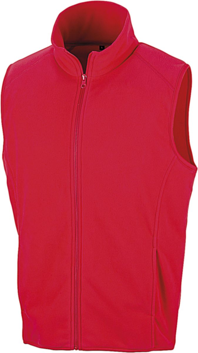 Αμάνικο Micro Fleece Gilet R116X Result Unisex Red