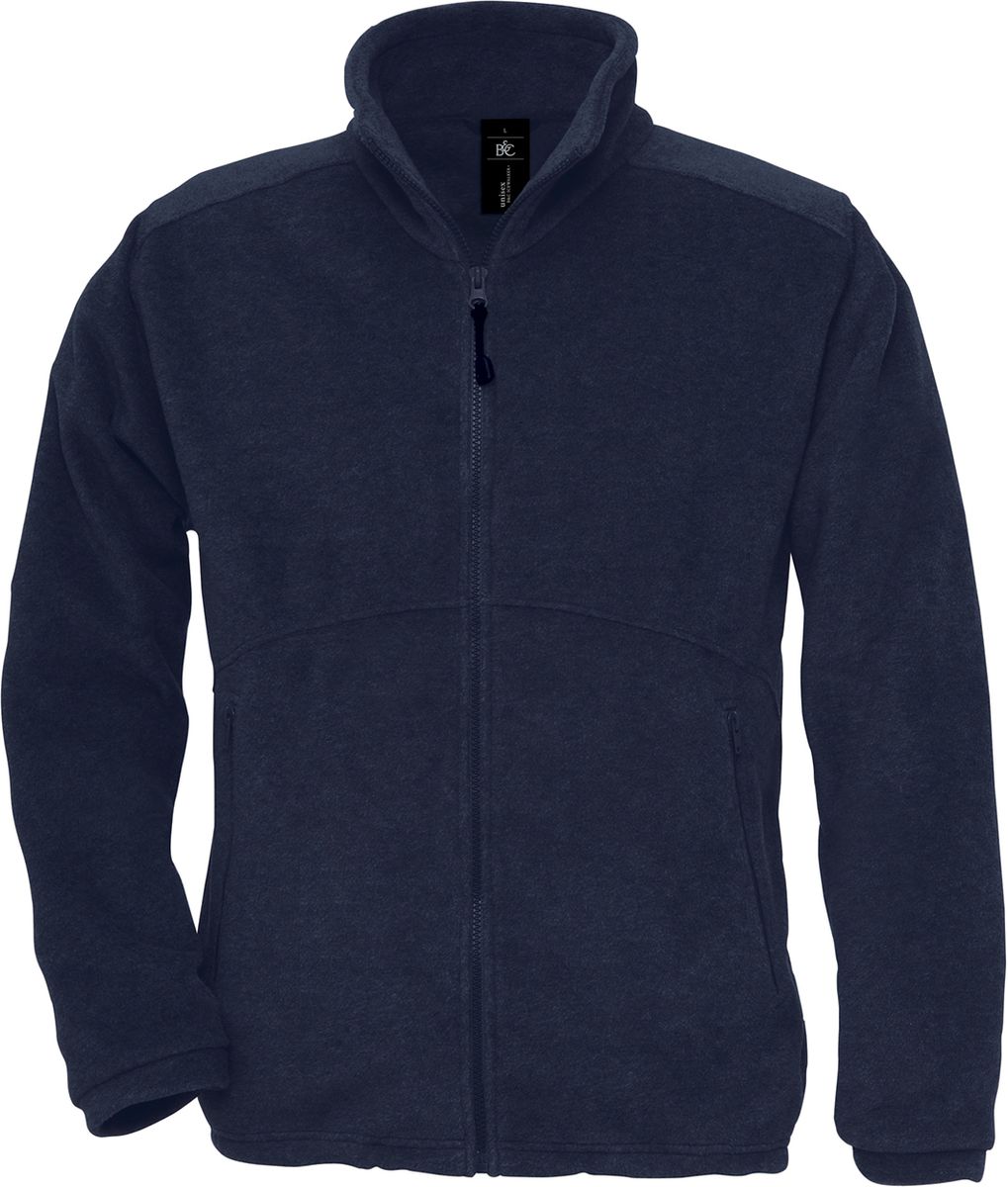 Outdoor Full Zip Ζακέτα Fleece B & C Icewalker + Navy