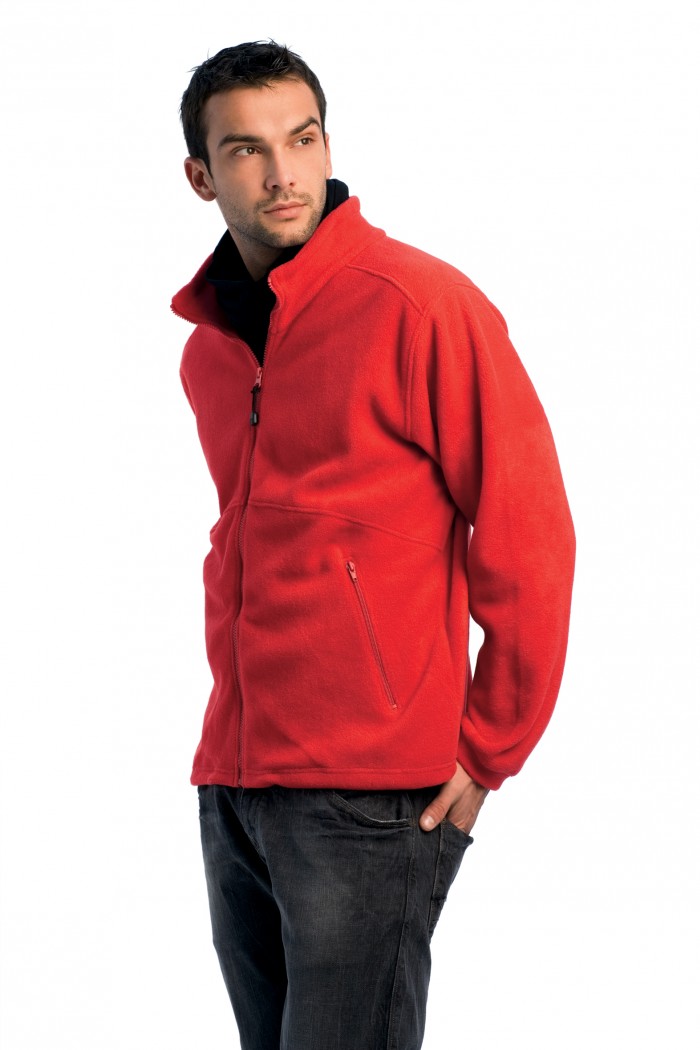 Ζακέτα Fleece Fu705 B C Icewalker Outdoor Full Zip Red ανδρικά Μπουφάν Simple Wear