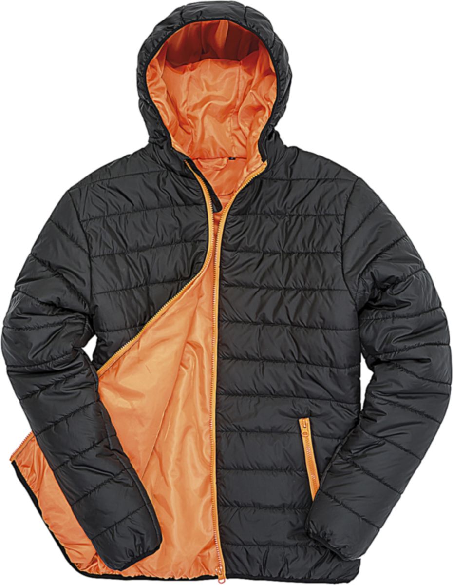 Ανδρικό Μπουφάν Padded R233M Result Black Orange ανδρικά Simple Wear