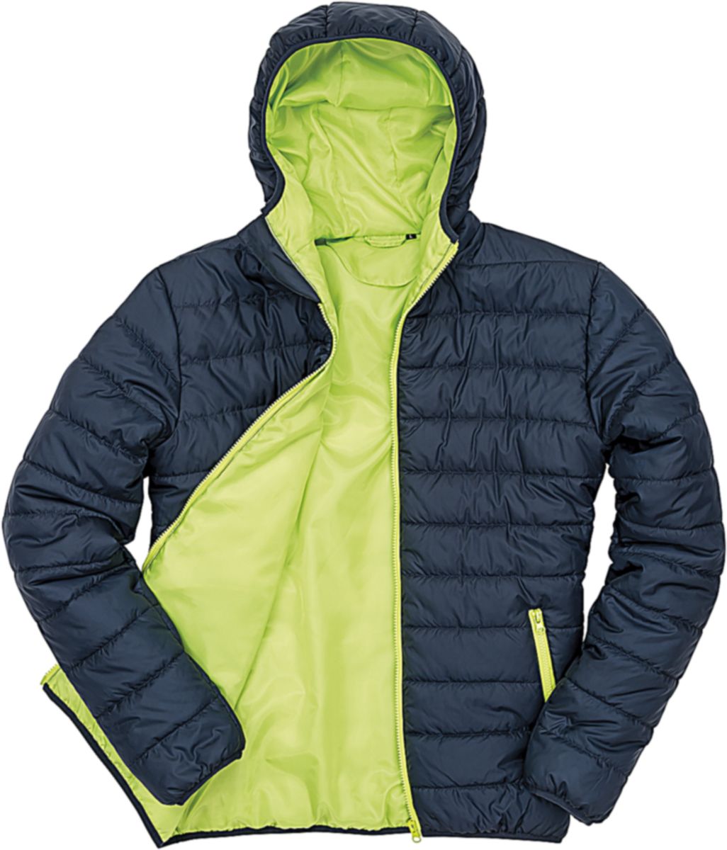 Ανδρικό Μπουφάν Padded R233M Result Navy Lime ανδρικά Simple Wear
