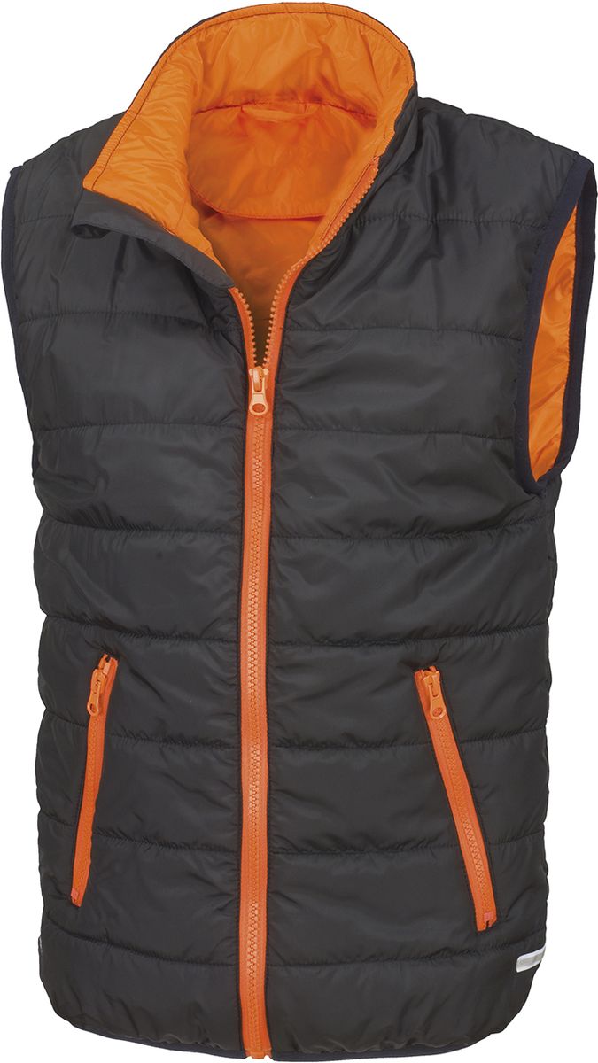 Παιδικό Μπουφάν με Επένδυση R234J/Y Result Core Black/Orange