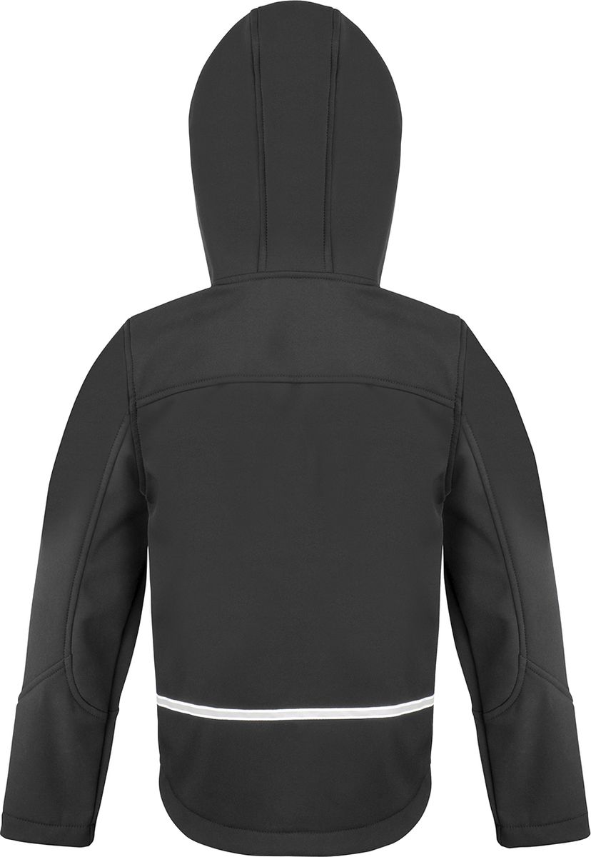 Παιδικό Μπουφάν Softshell με Κουκούλα R224J Y Result Tx Performance Black Grey παιδικά Αγόρι Simple Wear
